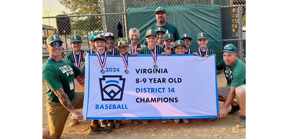 2024 Virginia District 14 8-9 Year Old Baseball CHAMPIONS